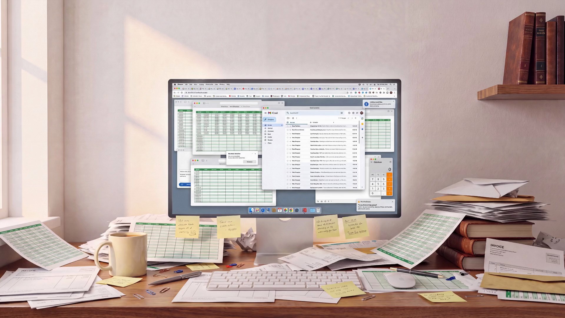 The Charity Desk analytics dashboard coming to life on a laptop